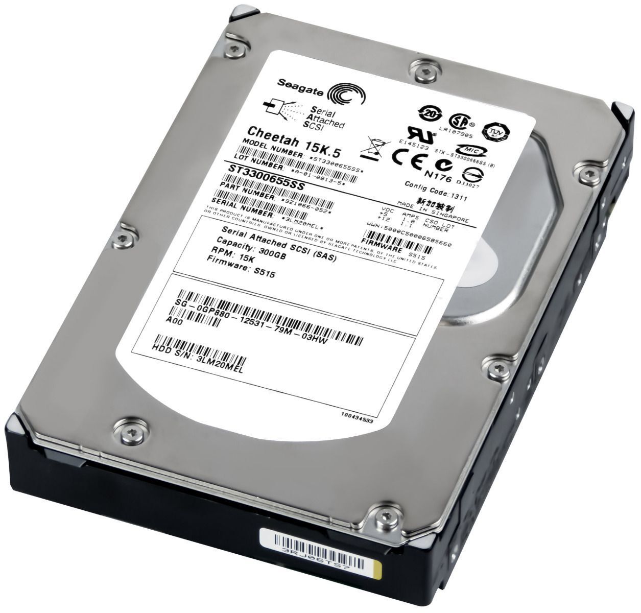3年保証 Hard Drive Dell 0 GP 880 300 GB 16 MB SAS 3 5