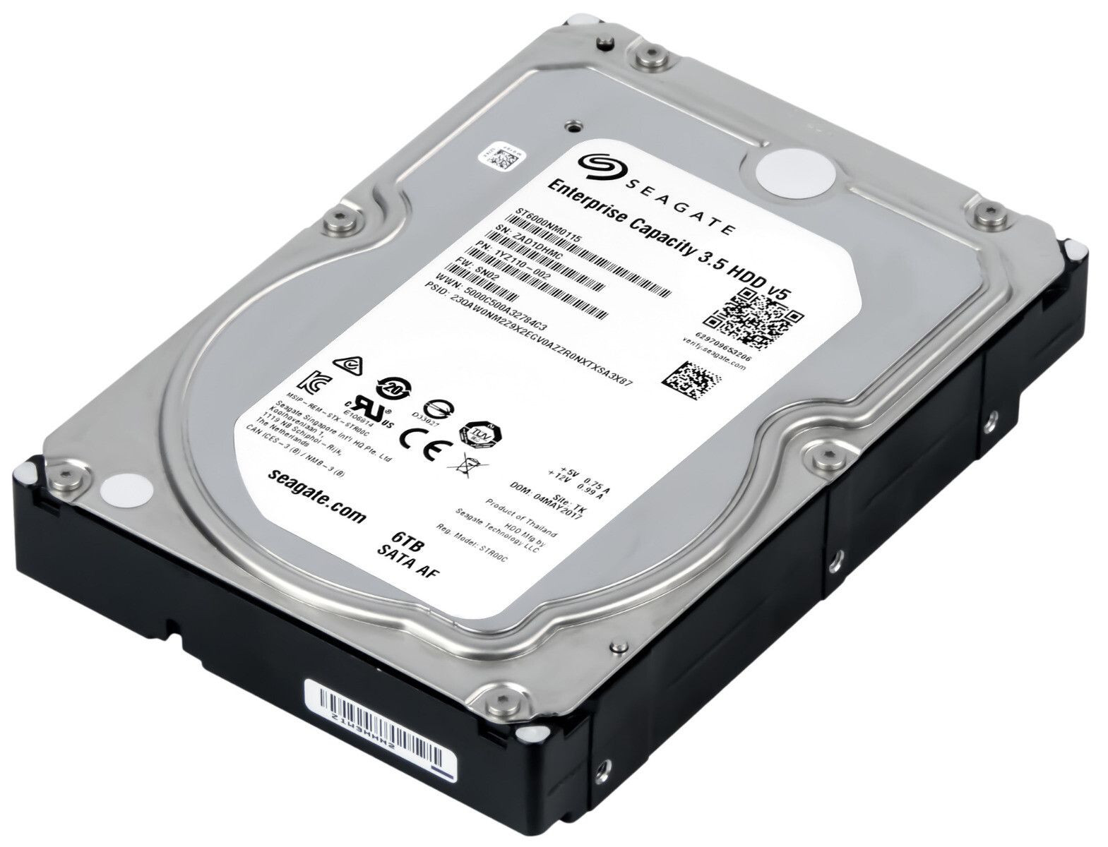 3年保証 Hard Drive Seagate 6 TB 7.2 K 256 MB SATA III 3.5