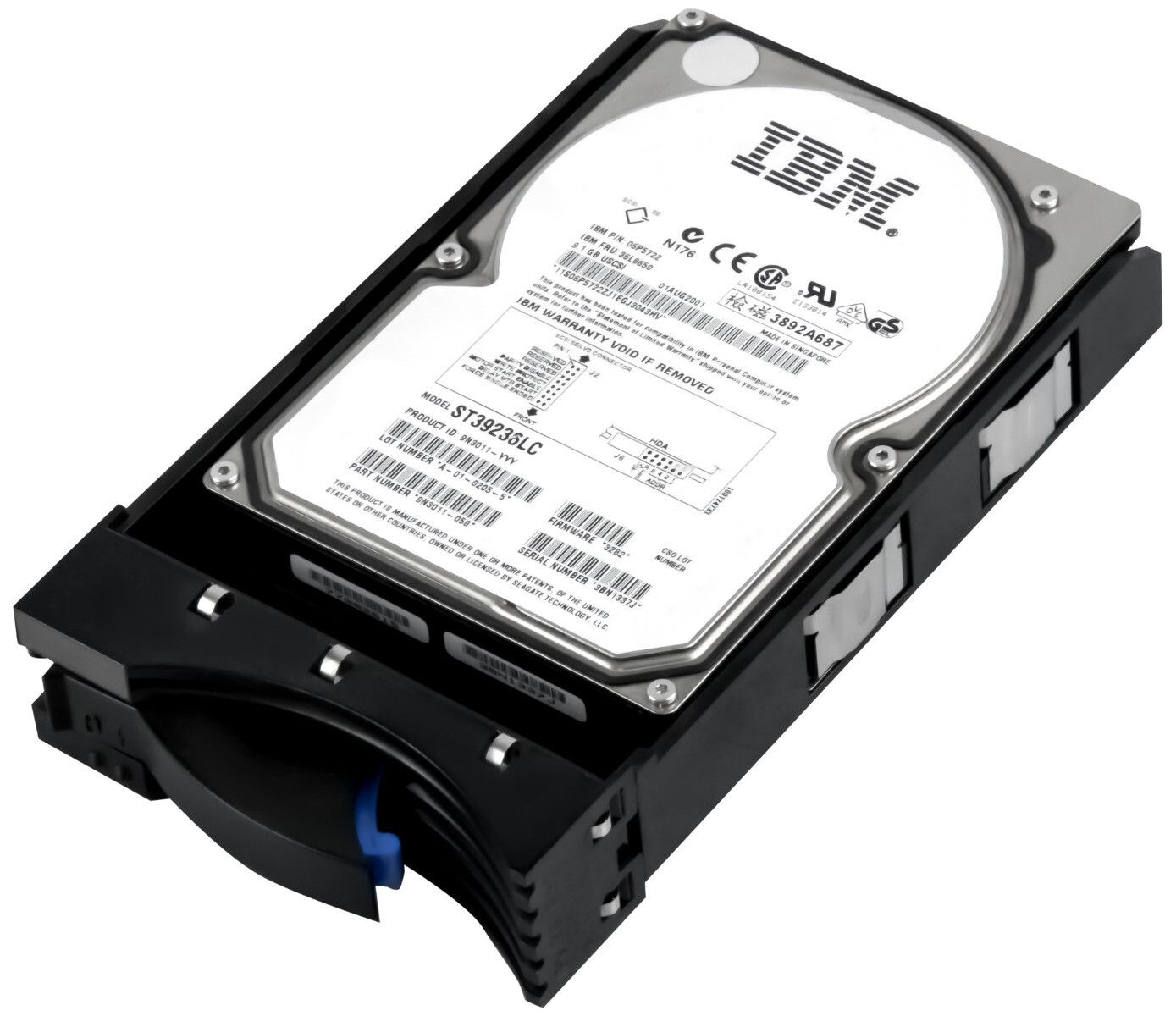 3年保証 Hard Drive IBM 36 L 8650 06 P 5722 9 1 GB 7 2 K MB SCSI U 160 3 5