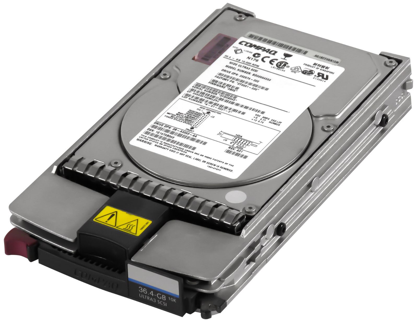 3年保証 Hard Drive Compaq 232574-002 36.4 GB 10 K 16 MB SCSI Ultra 3