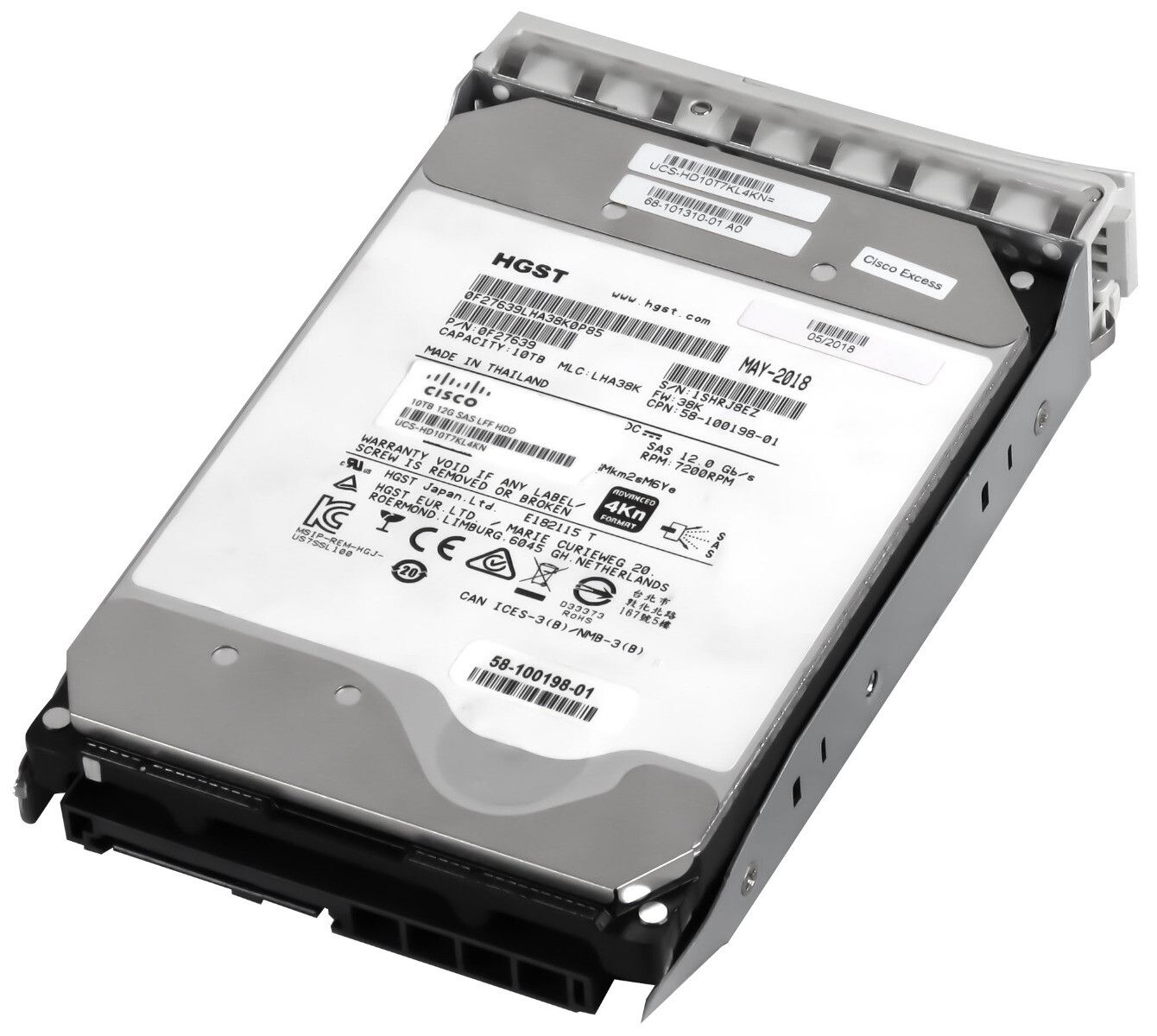 3年保証 Hard Drive CISCO UCS 10 TB 7 2 K 256 MB SAS