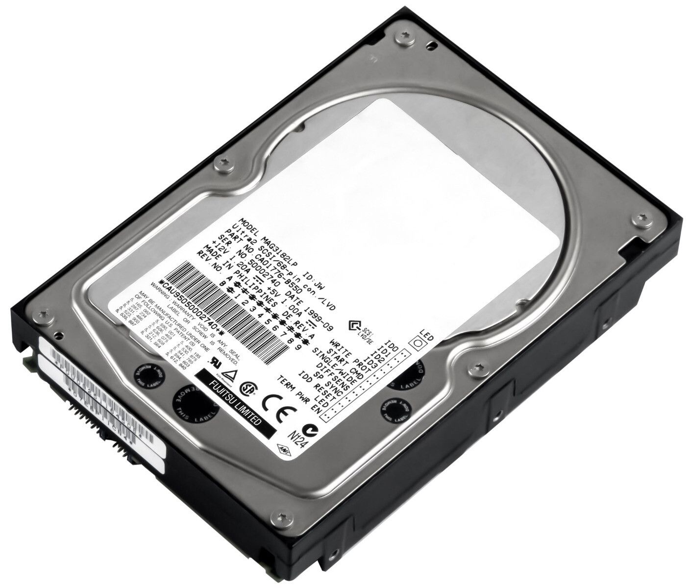 3年保証 Hard Drive Fujitsu 18.2 GB 10 K 1 MB SCSI 3.5