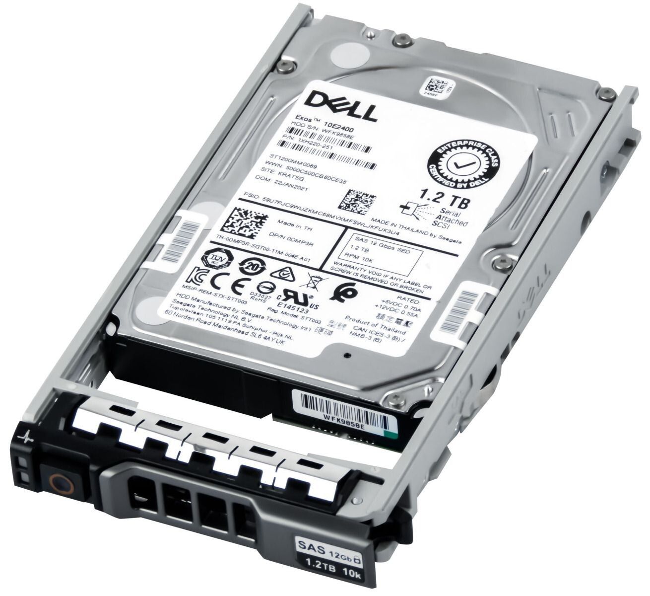 3年保証 Hard Drive Dell 0 DMP 3 R 1 2 TB 128 MB SAS