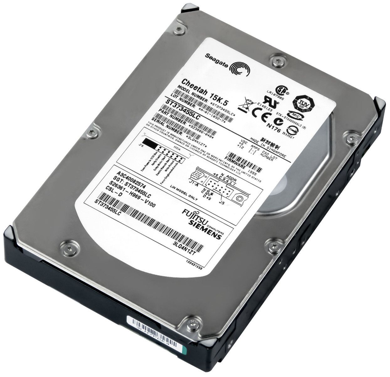 3年保証 Hard Drive Fujitsu 73 GB 15 K 16 MB SCSI U 320 3.5