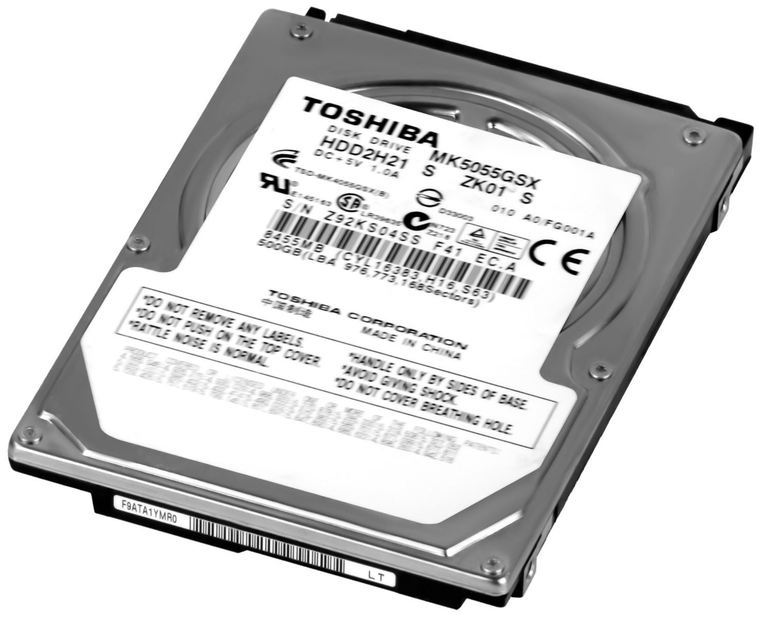 3年保証 Toshiba 500 GB 5.4 K 8 MB SATA II 2.5 Hard Drive