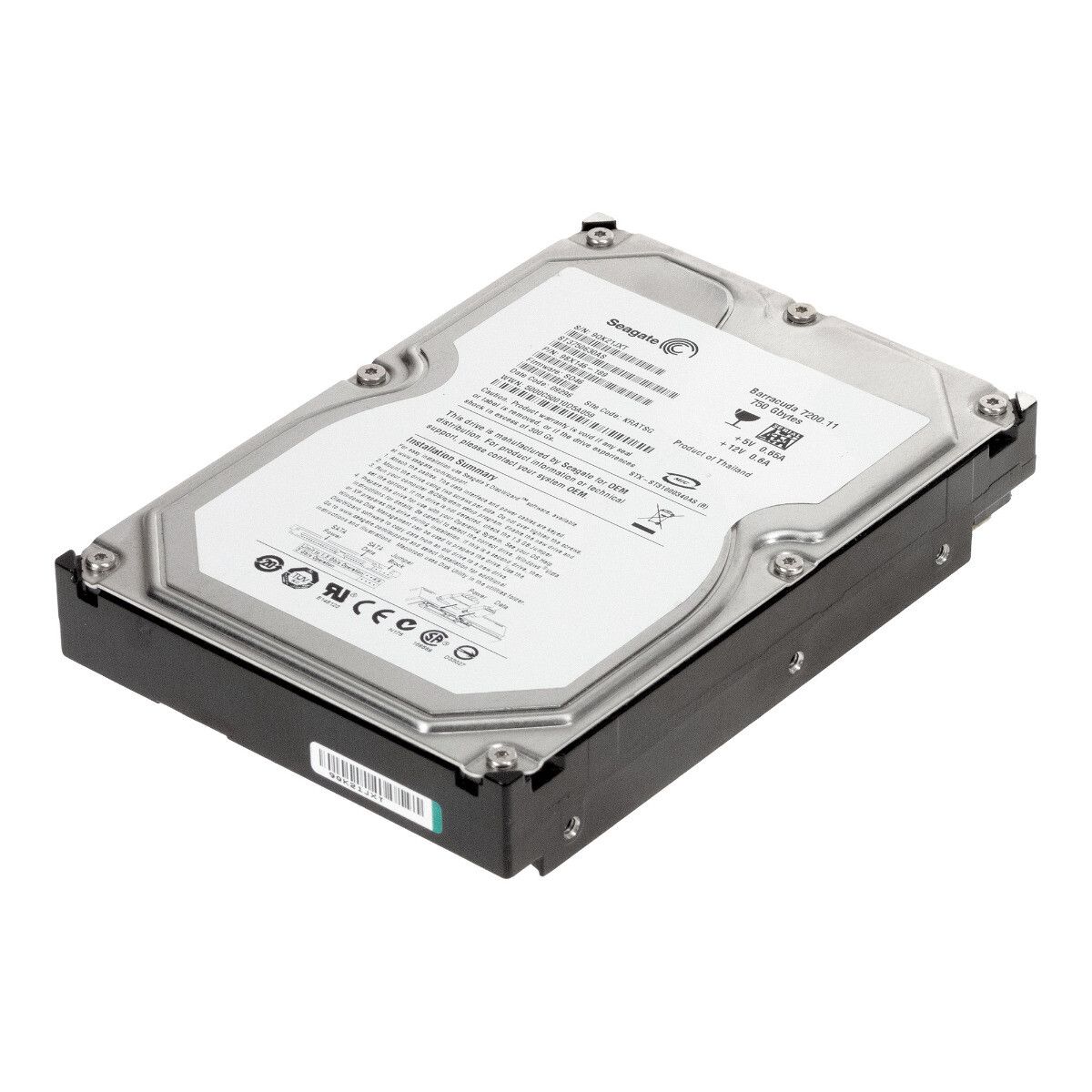 3年保証 Seagate Barracuda 7200.11 750 GB 7.2 K 16 MB SATA II 3.5