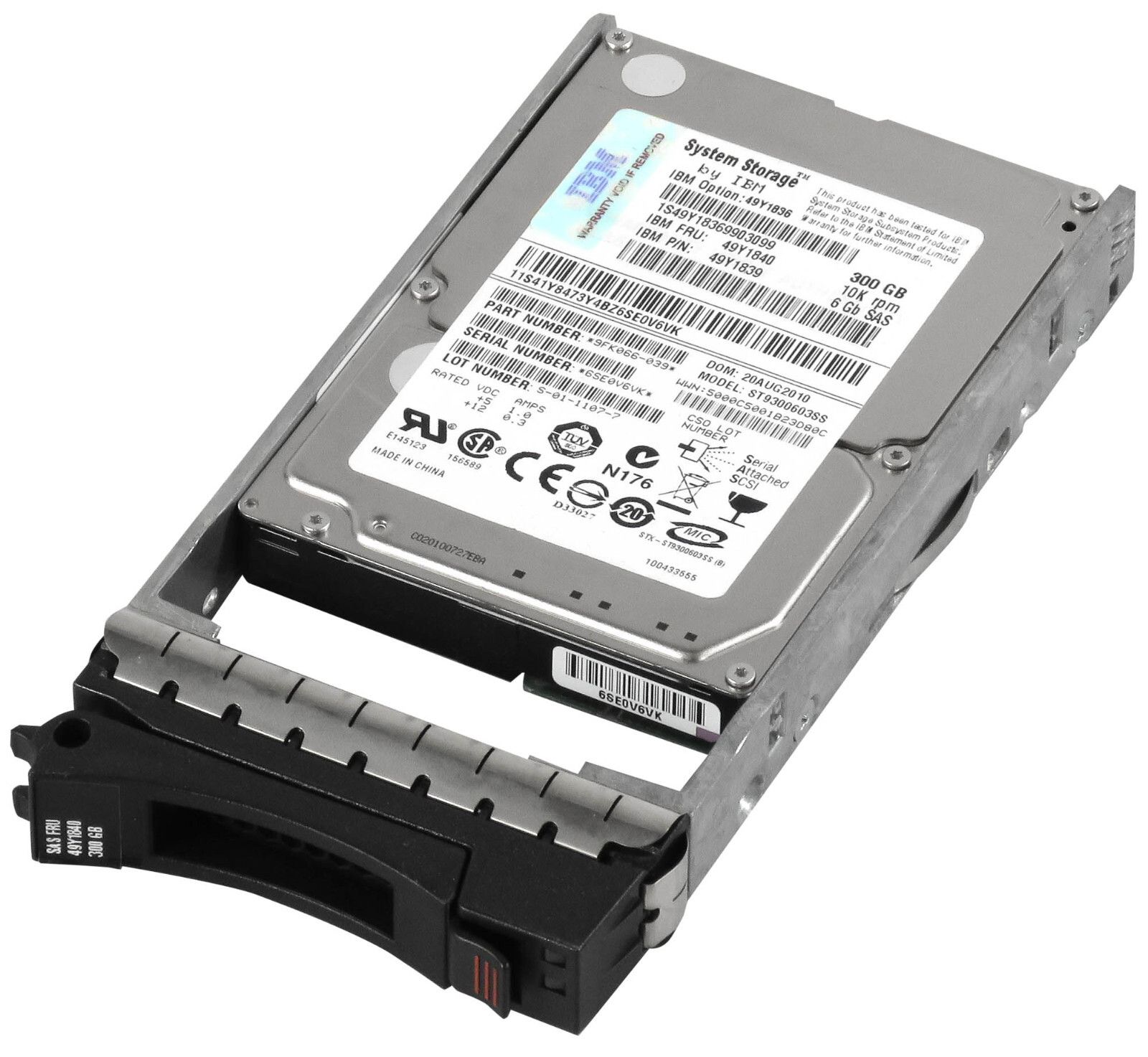 3年保証 Hard Drive IBM 49 Y 1840 1839 300 GB 6 Gbps 64 MB S