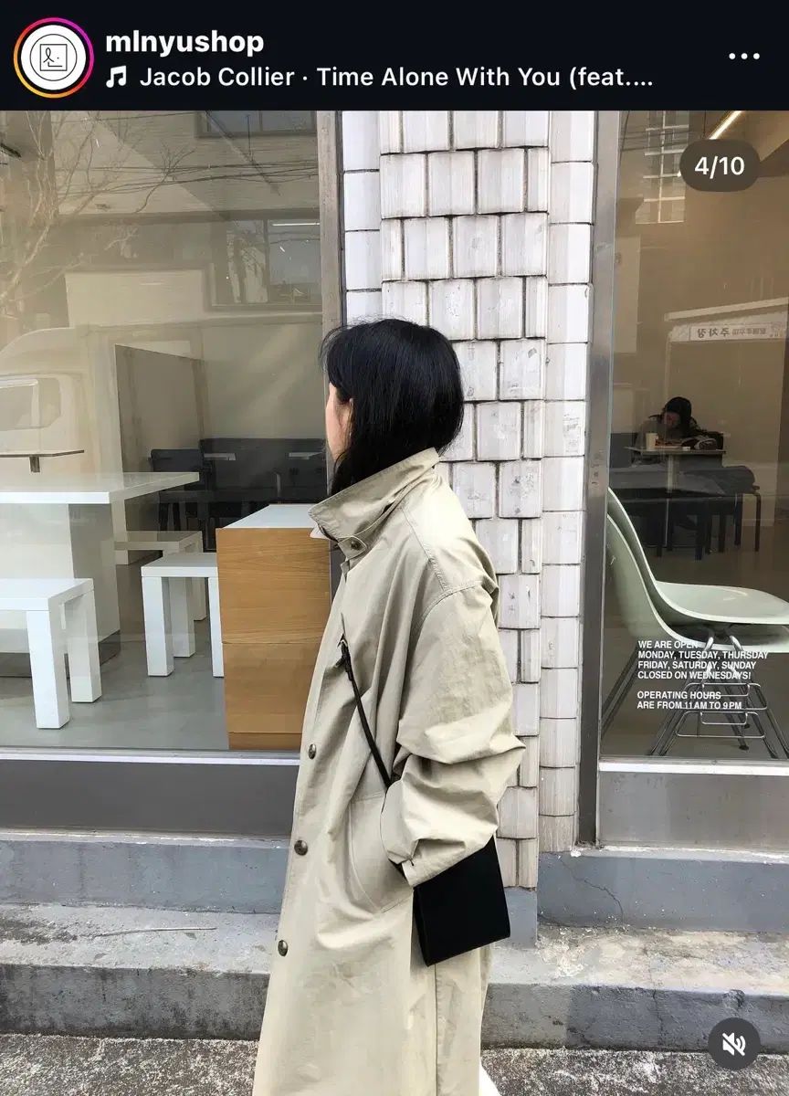 민유 トレンチコート