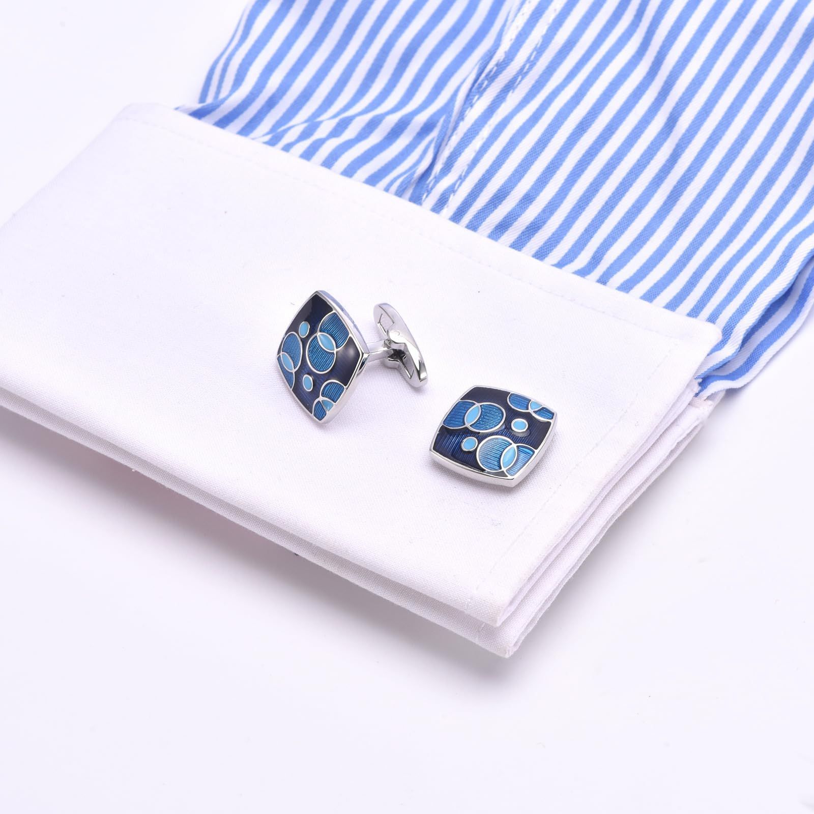 数量限定】ステンレス ストライプ柄 スーツアクセサリー 紳士用