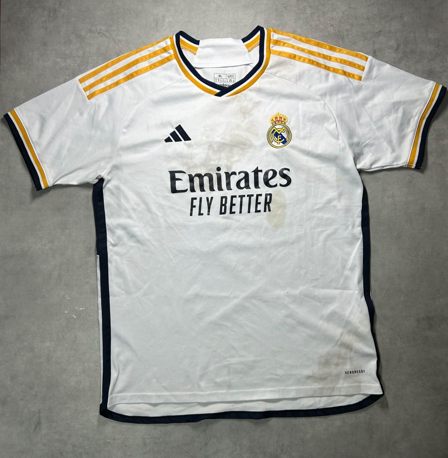 訳あり/XL】アディダス レアル・マドリード 23-24 ベリンガム 5番 SLIM