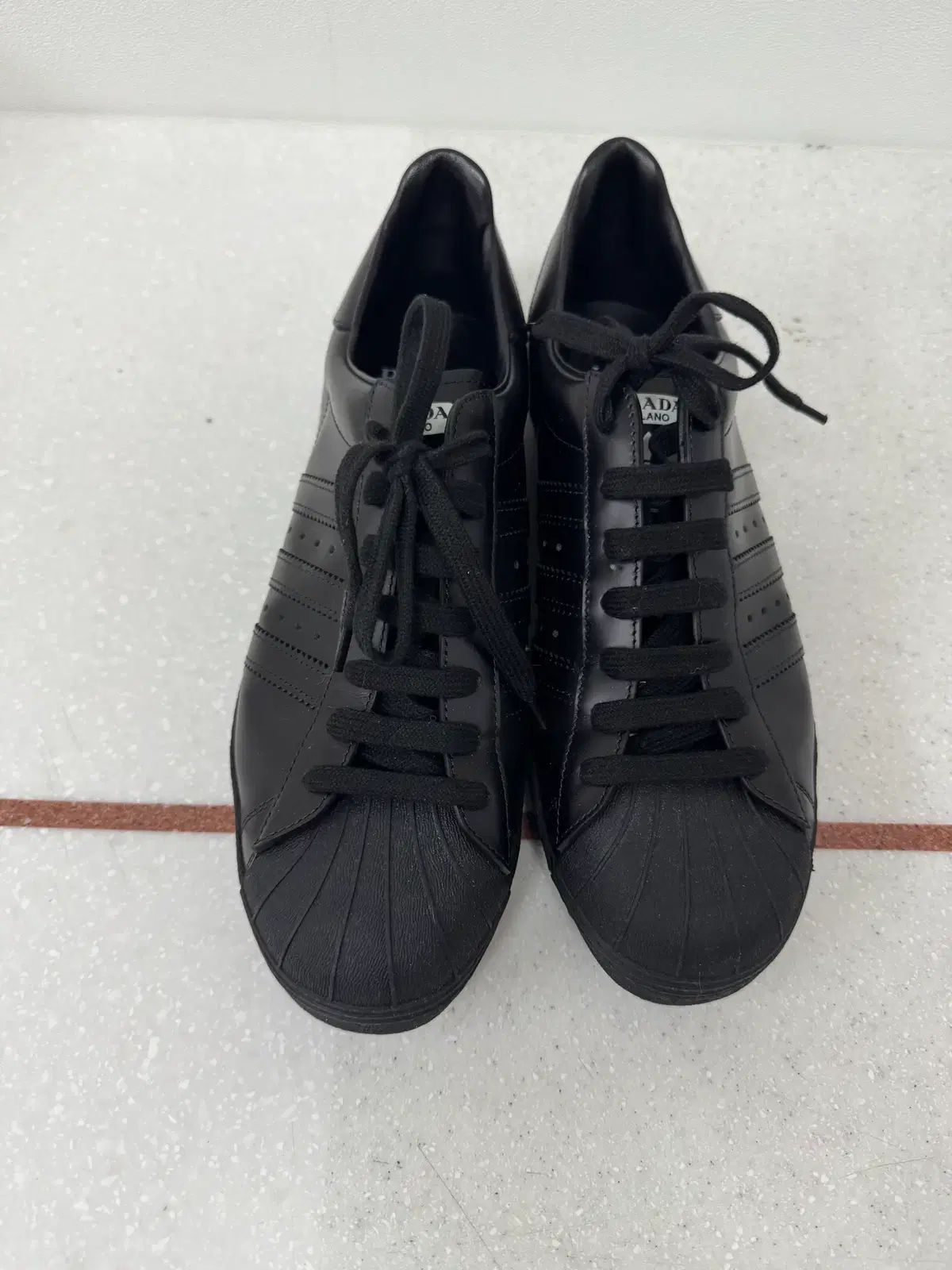 アディダス PRADA SuperStar ブラック 285