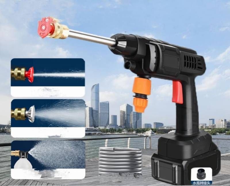 高圧洗浄機 コードレス 充電式 強力 300W 5MPa 軽量 ハンディ