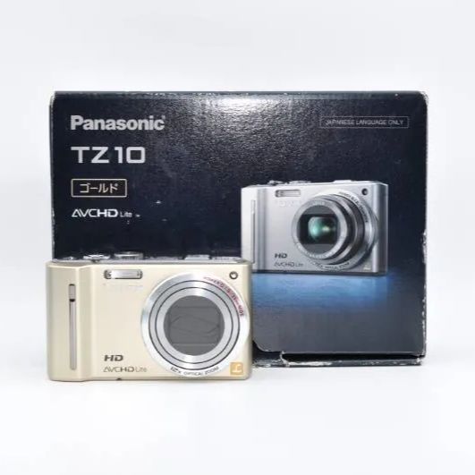 動作ＯＫ Panasonic LUMIX DMC TZ 10 ゴールド コンパクトデジタルカメラ