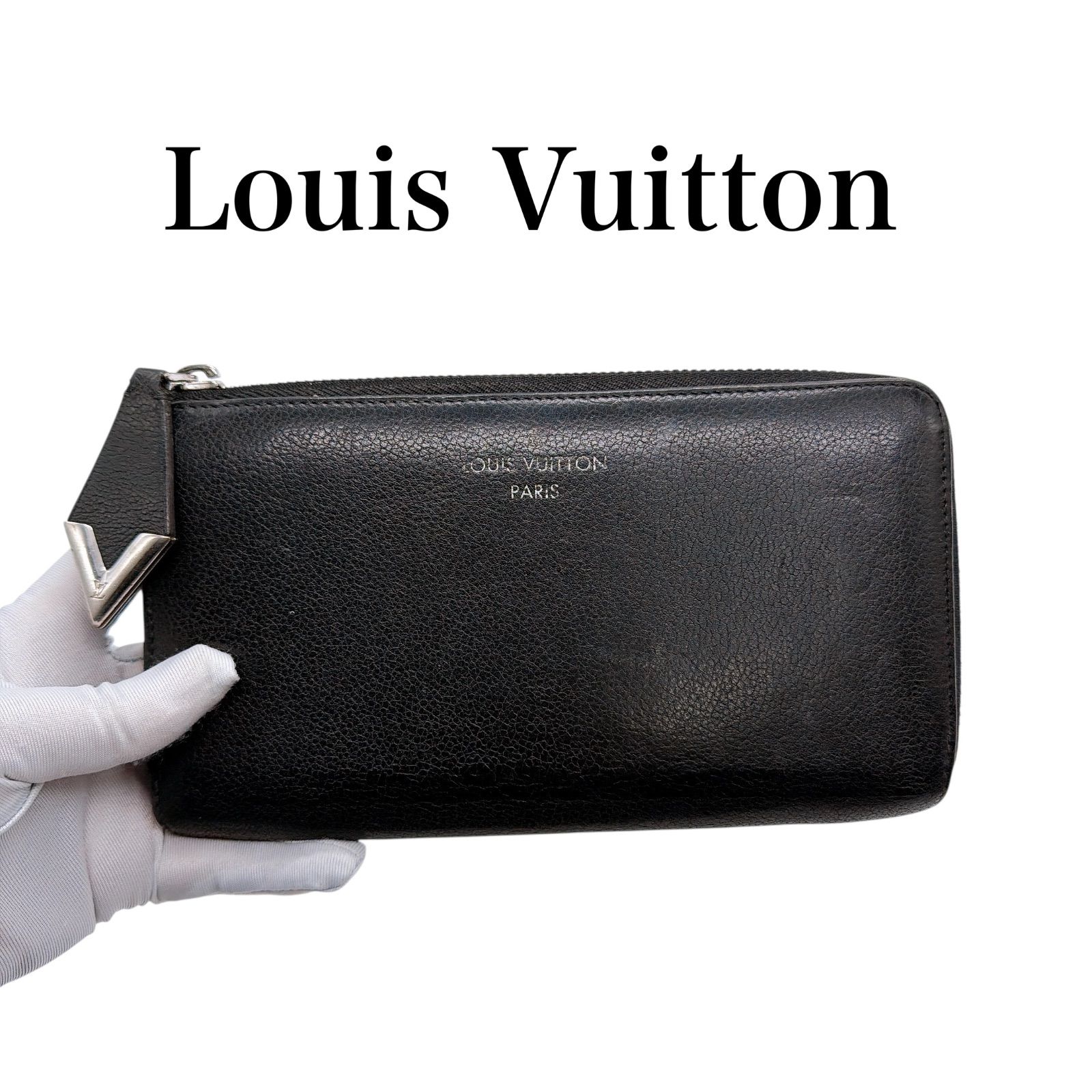 ルイヴィトン M 60146 レザー パルナセア ポルトフォイユコメット 長財布