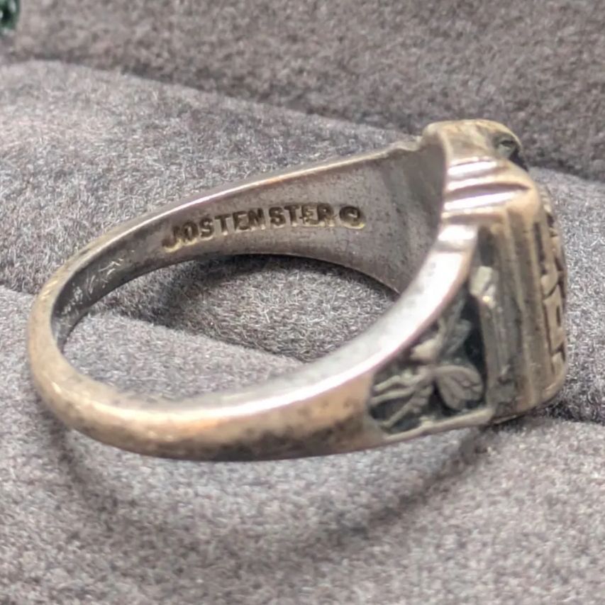 JOSTENS 1928年 スターリングシルバー925 13号 カレッジリング - メルカリ