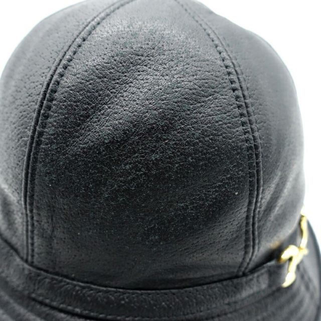 GUCCI 22 ss Leather Cloche Hat グッチ レザー クロシェ ハット