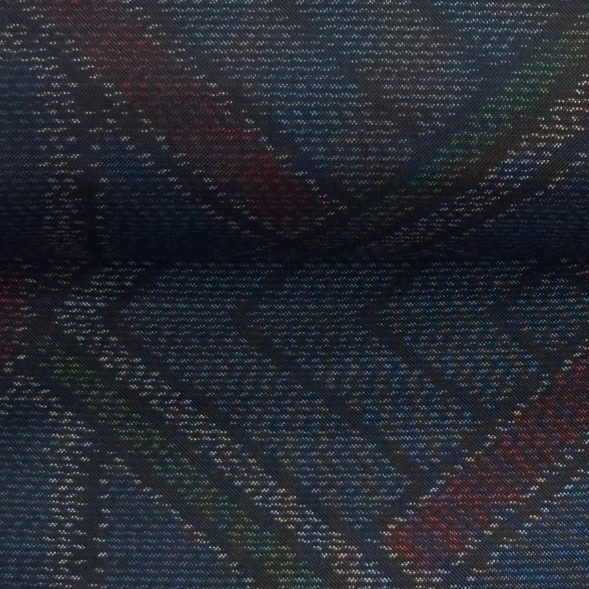 反物 秀品 大島紬 証紙有り 幾何学模様 紺色 正絹 【中古】 - メルカリ