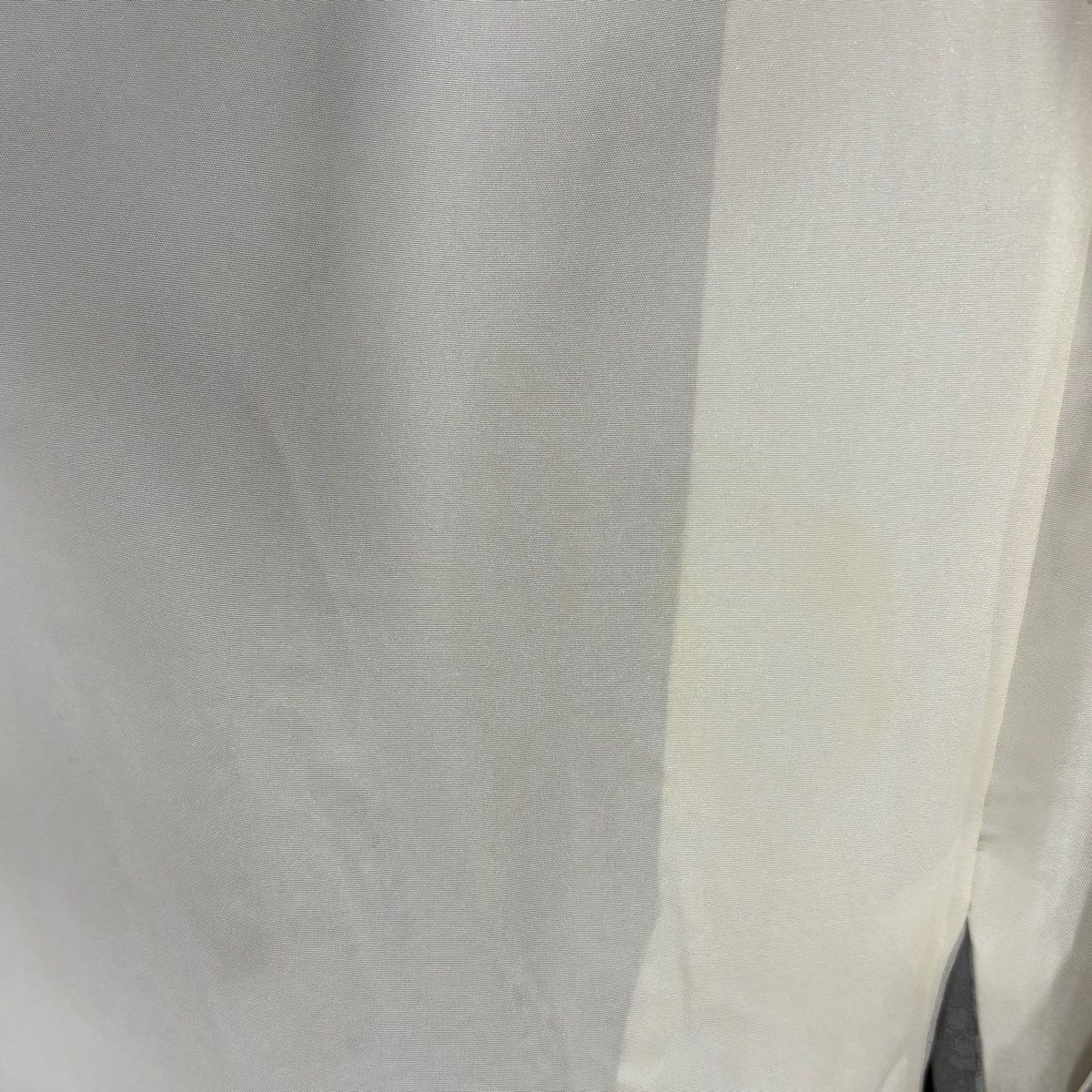  訪問着 身丈164.5 cm 裄丈66.5 M 袷 落款 枝花 金銀彩 染め分け 灰紫 正絹 秀品 訪問着 付け下げ 着物