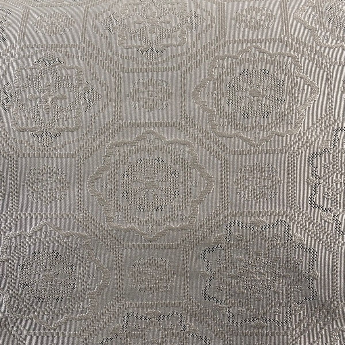 名古屋帯 落款 松葉仕立て 八寸名古屋帯 手織 蜀江華文 薄小豆 正絹