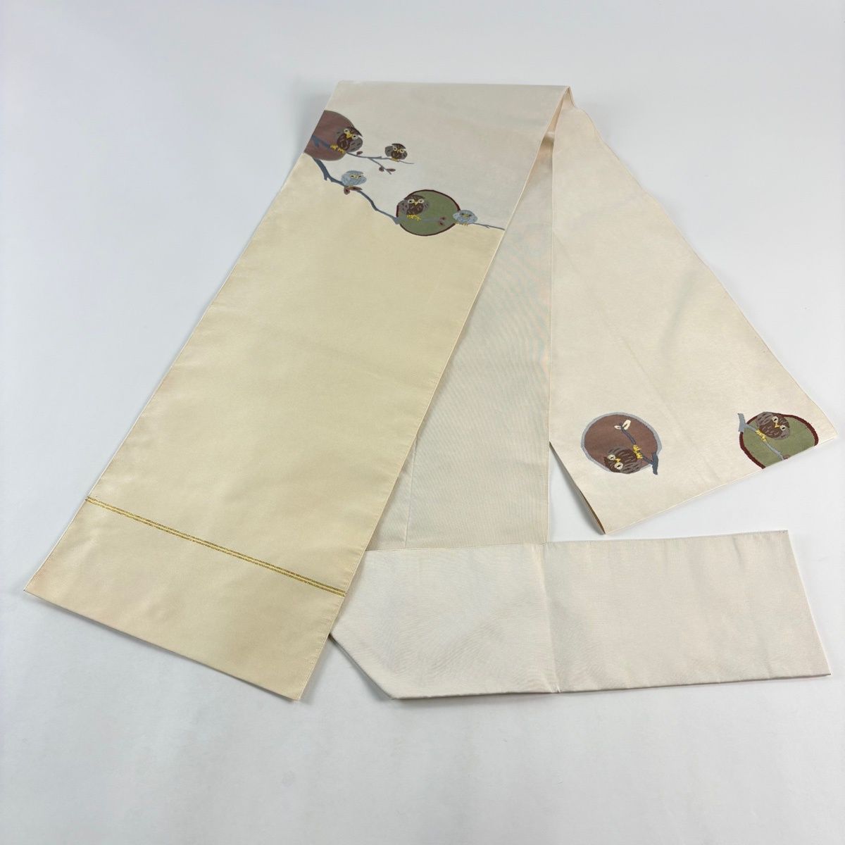 八寸名古屋帯 松葉仕立て