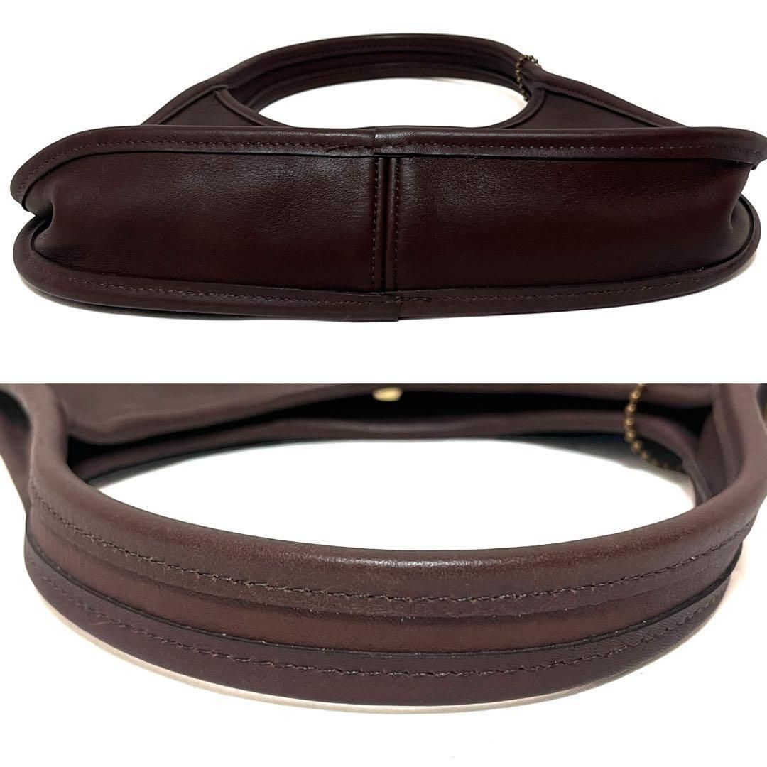 COACH オールドコーチ エルゴ 9027 ハンドバッグ レザー グラブタン