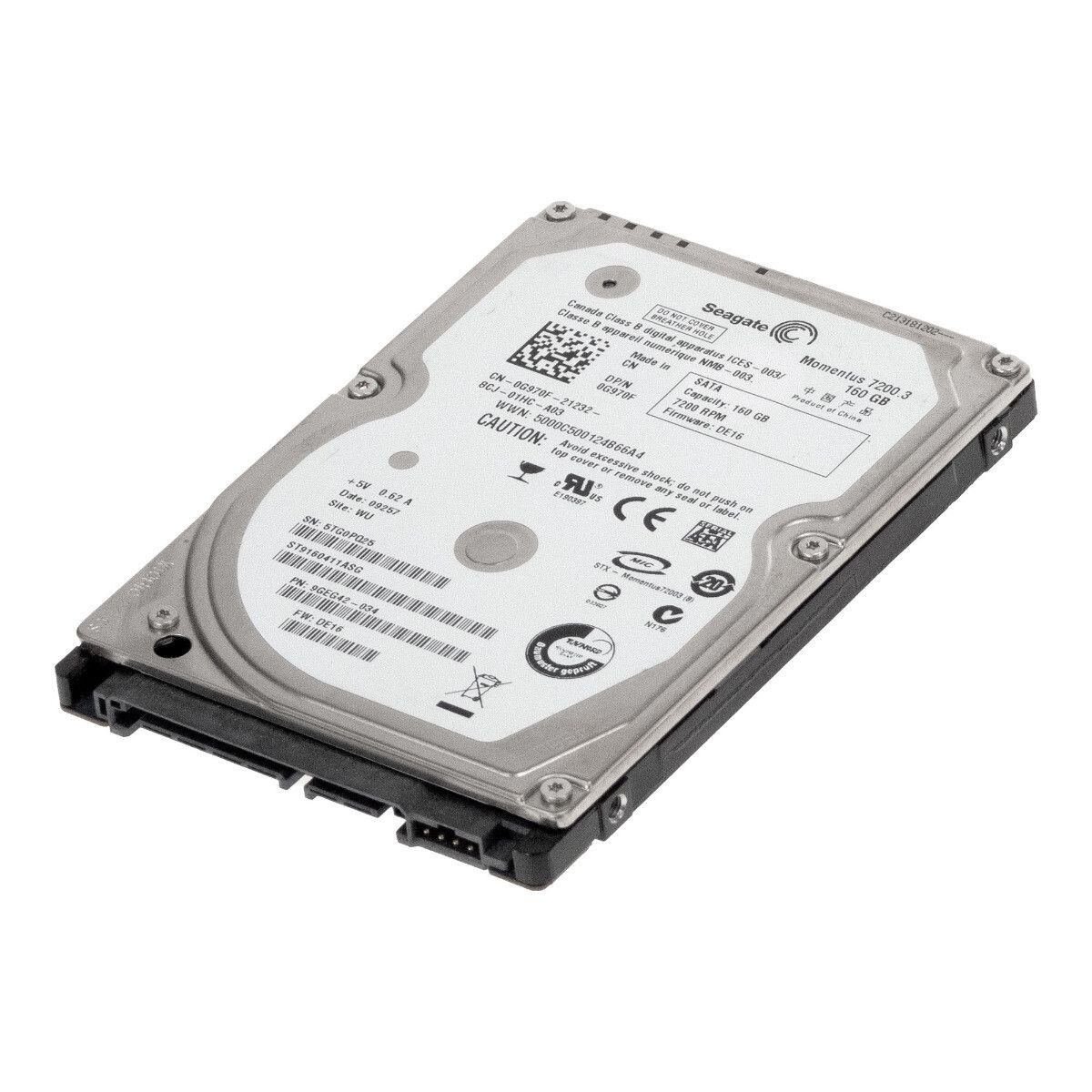 3年保証 Hard Drive Dell 0 G 970 F 160 GB 7.2 K 16 MB SATA II 2.5