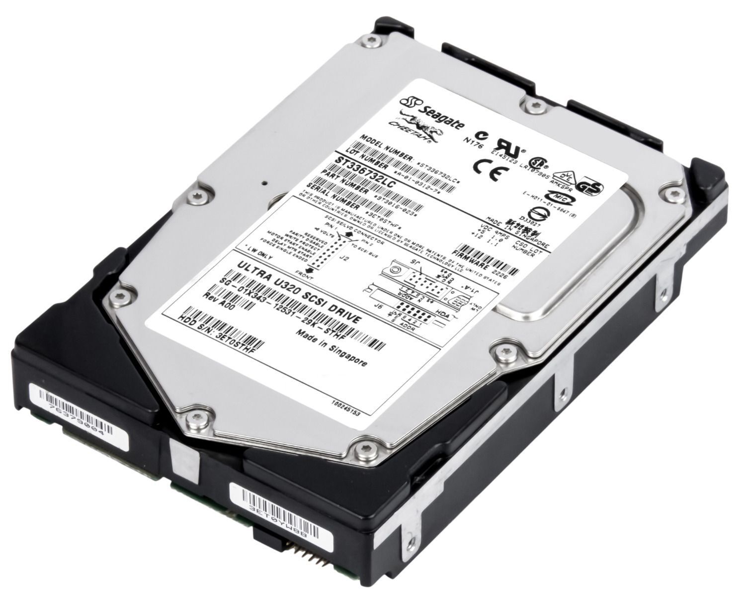 3年保証 Hard Drive Dell 01 X 343 36 GB SCSI U 320 80-pin 3.5