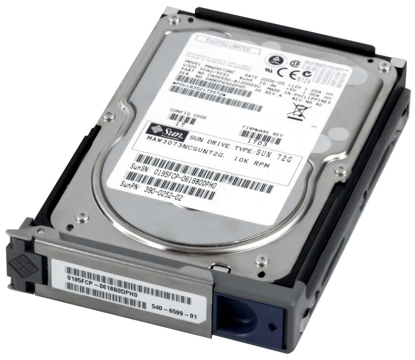 3年保証 Hard Drive SUN 390-0252-02 73 GB 8 MB SCSI U 32