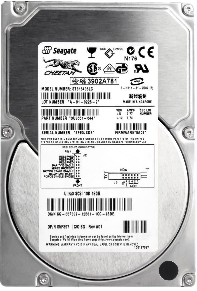 3年保証 Hard Drive Dell 05 F 397 18 GB 4 MB SCSI LVD U 160 3.5