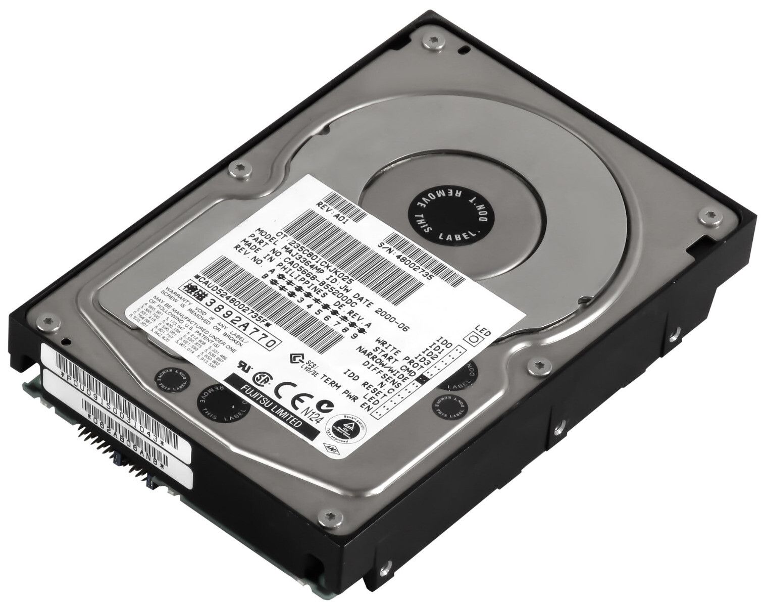 3年保証 Hard Drive Fujitsu 36 GB 10 K 4 MB SCSI U 160 3.5