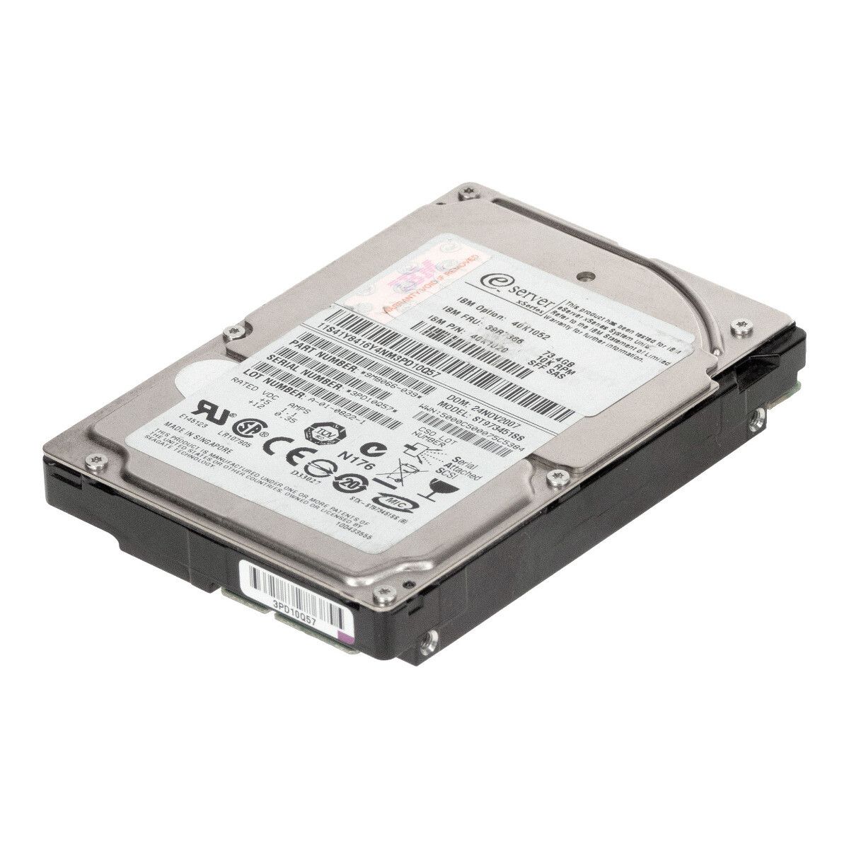 3年保証 IBM Hard Drive 39 R 7366 40 K 1020 73 GB 10 8 MB SAS 2.5