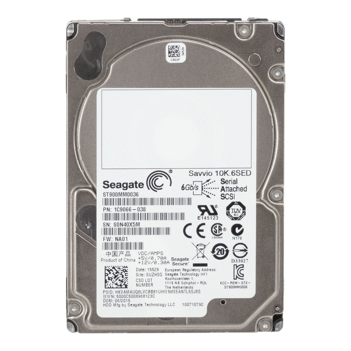 3年保証 Seagate Savvio 10 K 6 SAS 900 GB 2 5