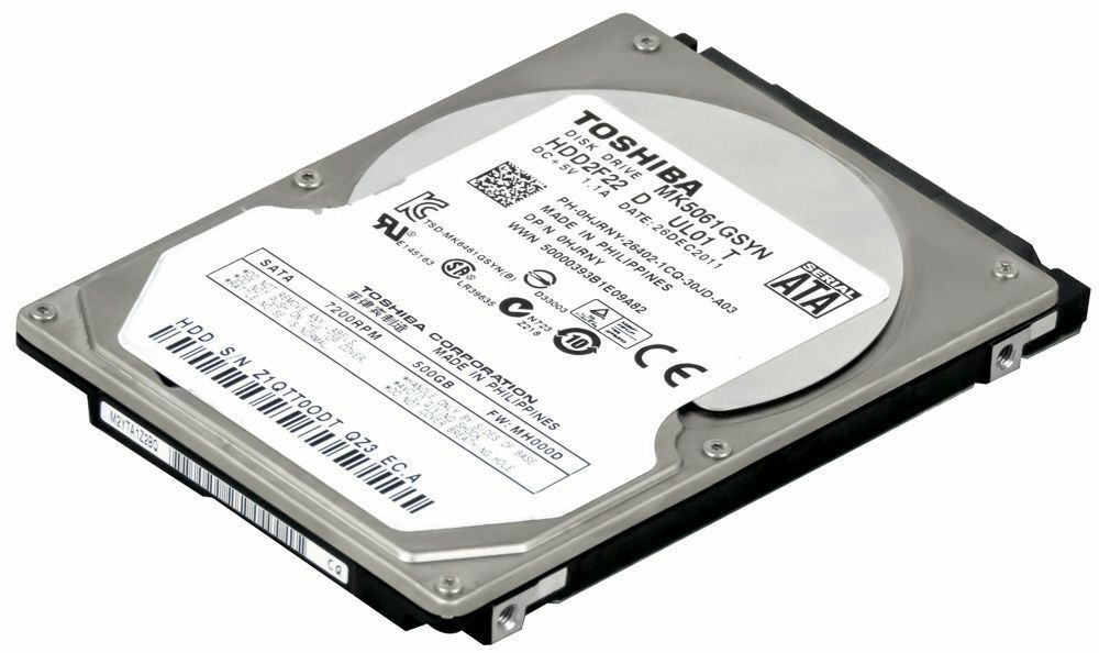 3年保証 Toshiba 500 GB 7.2 K 16 MB SATA II 2.5 Hard Drive