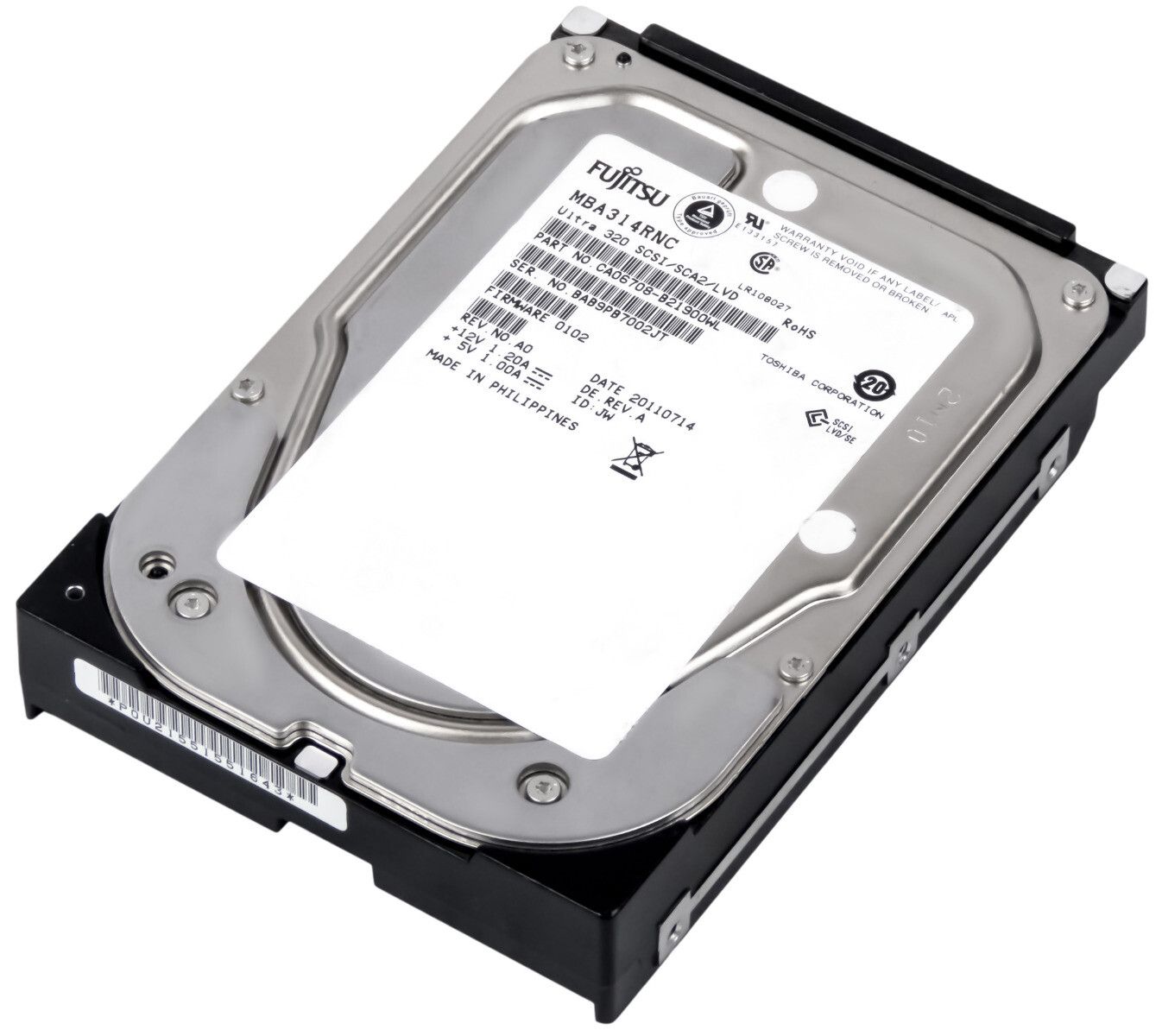 3年保証 Hard Drive Fujitsu Enterprise 147 GB 15 K 8 MB SCSI U 320 3.5