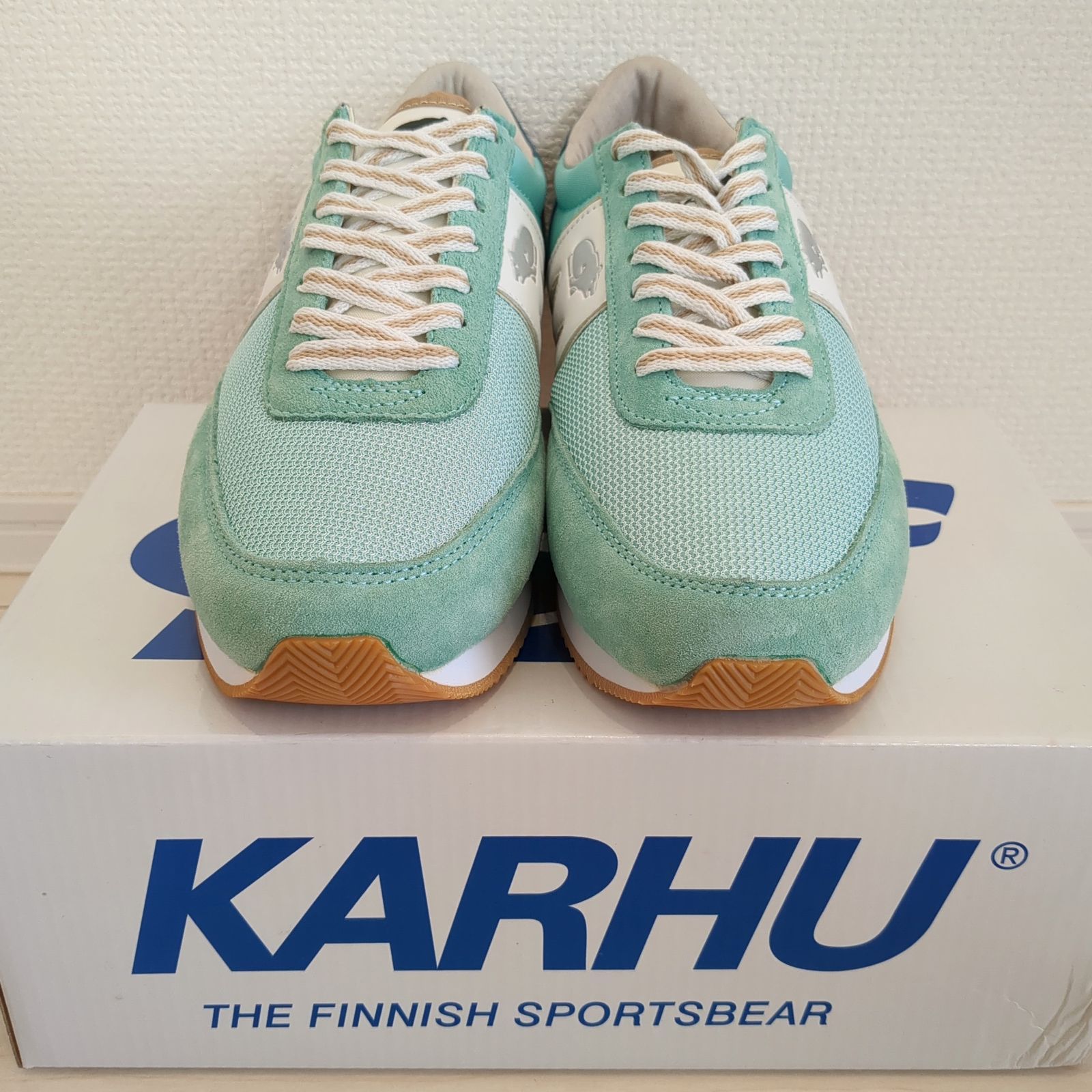  KARHU カルフ ELITE アルバトロス エリート US 6 24.0 cm パステルターコイズ スニーカー 靴