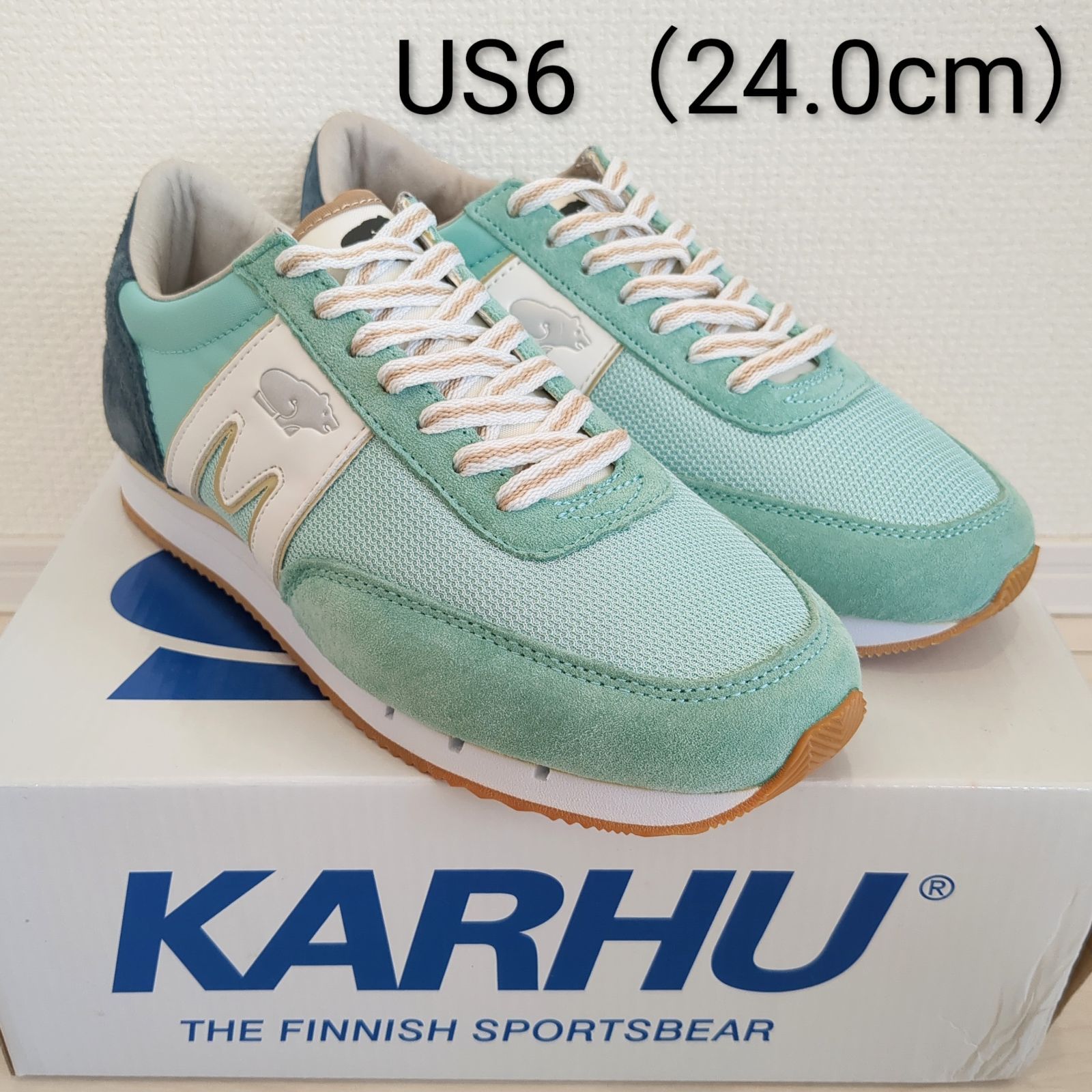 KARHU カルフ ELITE アルバトロス エリート US 6 24.0 cm パステルターコイズ