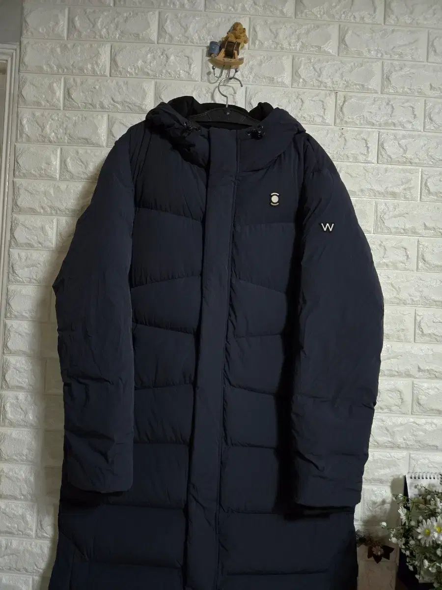 WIDE ANGLE ワイドアングル グースダウンジャケット ロング丈 110