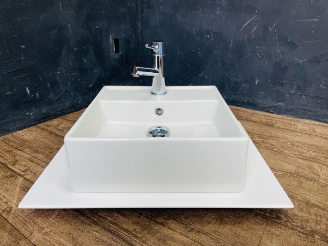 スカラベオ スクエア 手洗器 水栓 KVK 住宅設備 洗面ボウル 洗面器 515270