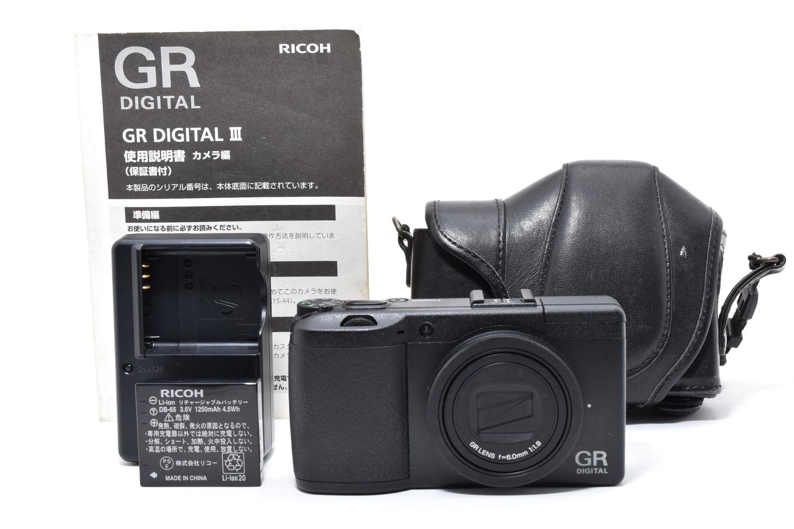 □ ほぼ新品 □ リコー RICOH GR DIGITAL III ≪S数1240回 専用レザー