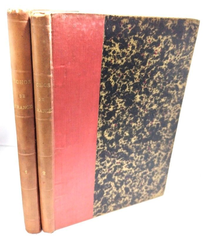 オペラ楽譜 ECHOS DE FRANCE フランスの木霊 1 er et 2 e Volumes Paris A DURAND FILS