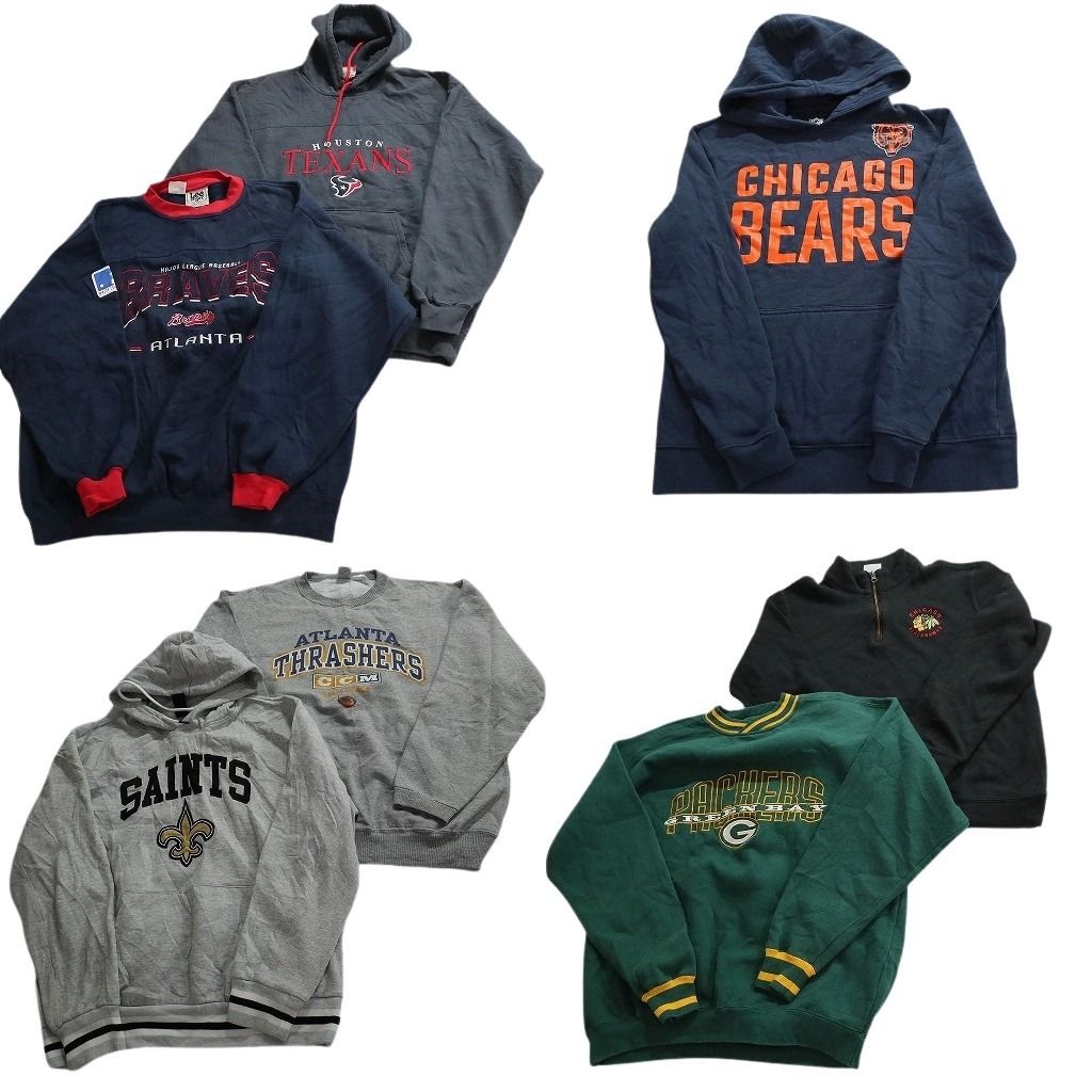 古着卸 まとめ売り プロチーム スウェット 7枚セット (メンズ M /L