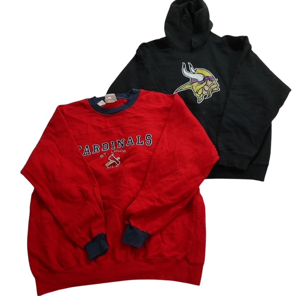 古着卸 まとめ売り プロチーム スウェット 8枚セット (メンズ L ) NFL