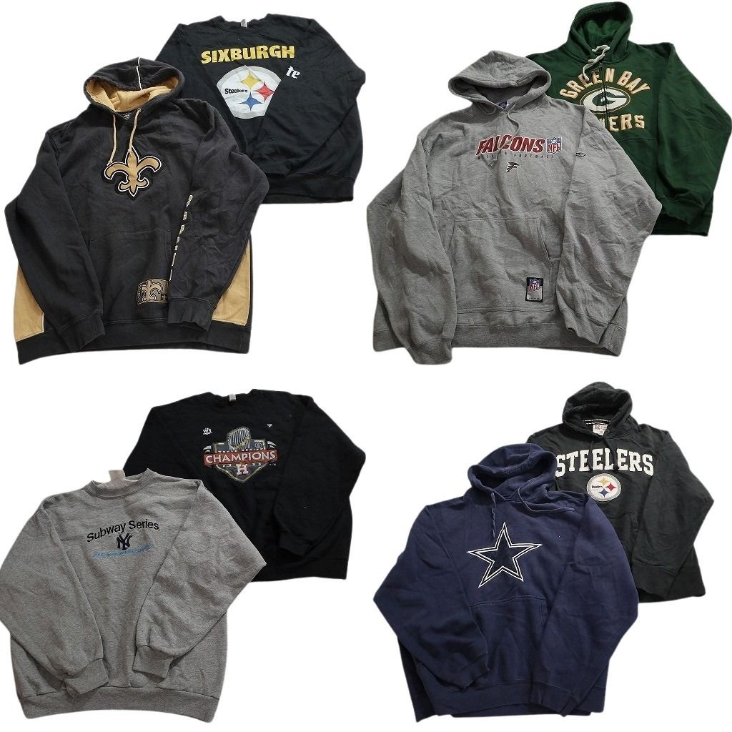 古着卸 プロチーム スウェット セット メンズ XL NFL MLB スティーラーズ ヤンキース パッカーズ セインツ ND 0461