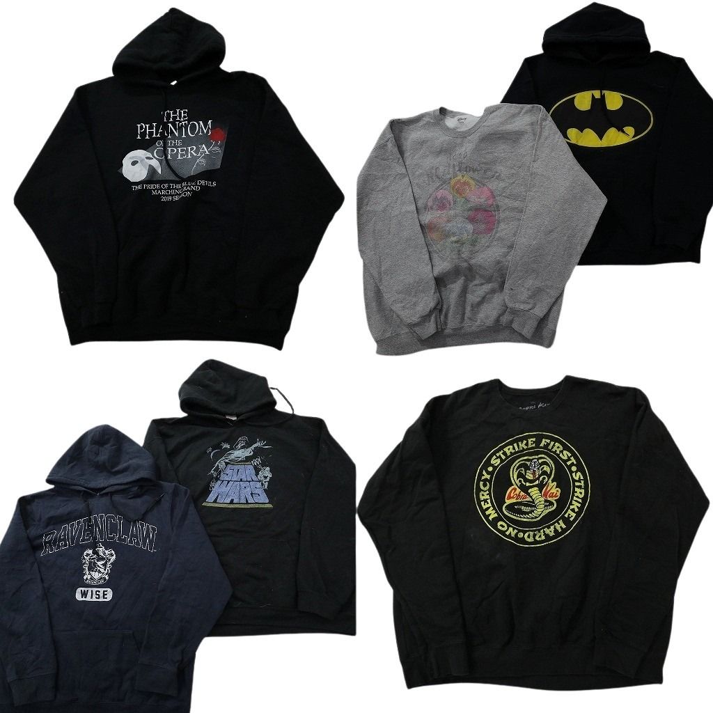 古着卸 映画 ドラマ スウェット セット メンズ XL ホラー スターウォーズ バットマン 古着 ND 0481