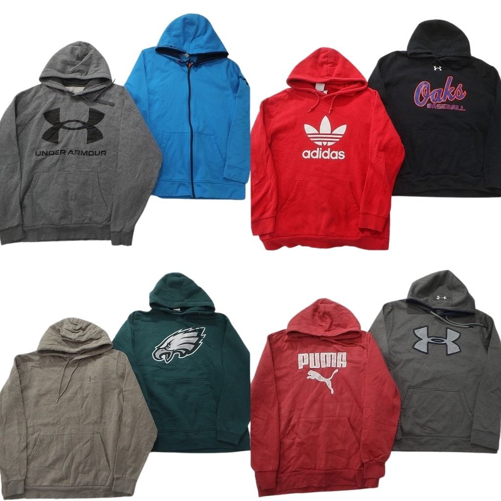 古着卸 スポーツブランドMIX スウェット セット メンズ L リーボック アンダーアーマー アディダス プーマ ND 0515