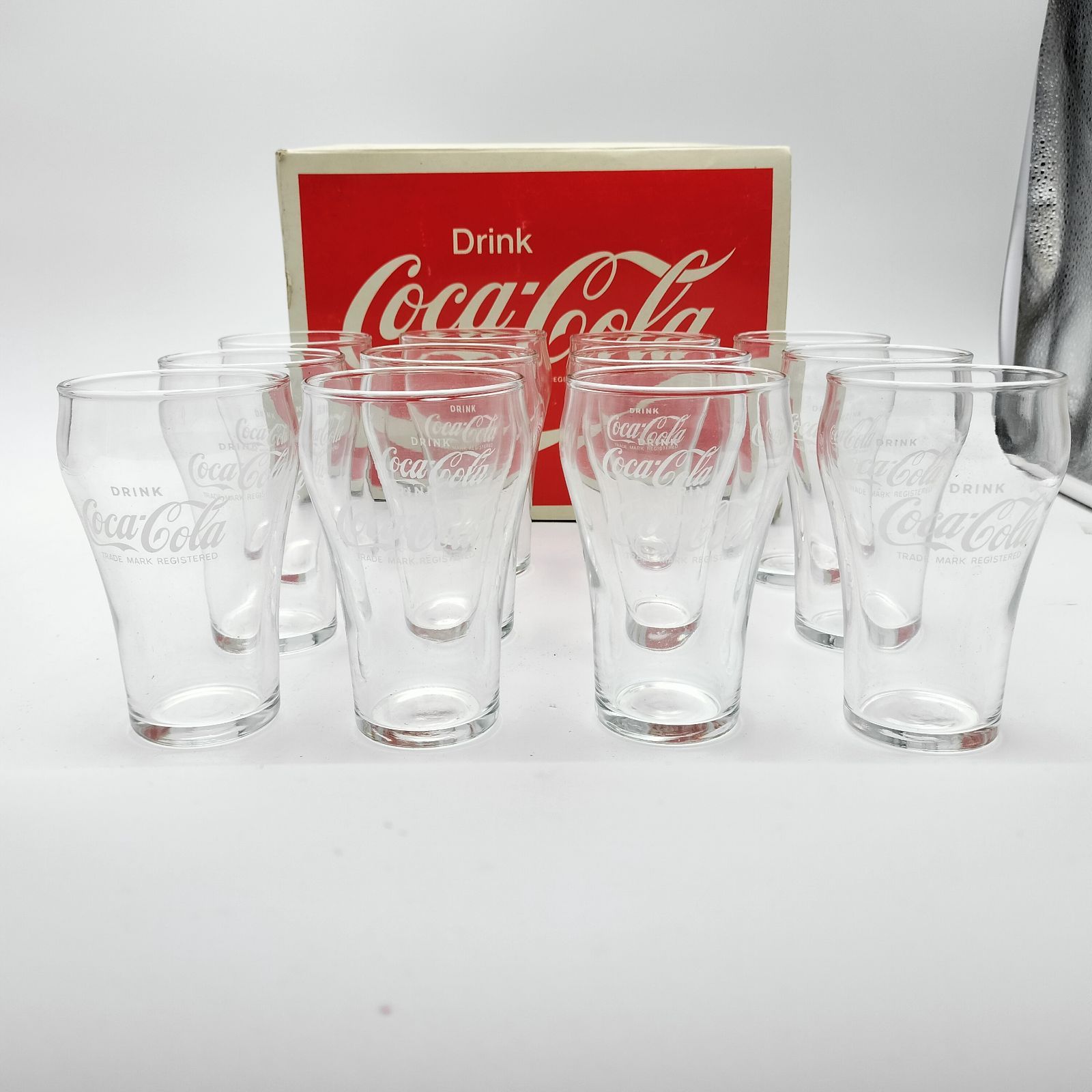 昭和時代のコカ・コーラ グラス 12個セット 昭和レトロ - メルカリ