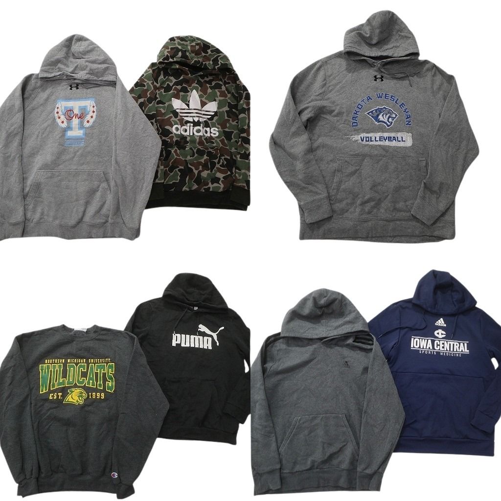 古着卸 スポーツブランドMIX スウェット セット メンズ M チャンピオン プーマ アンダーアーマー アディダス ND 0537