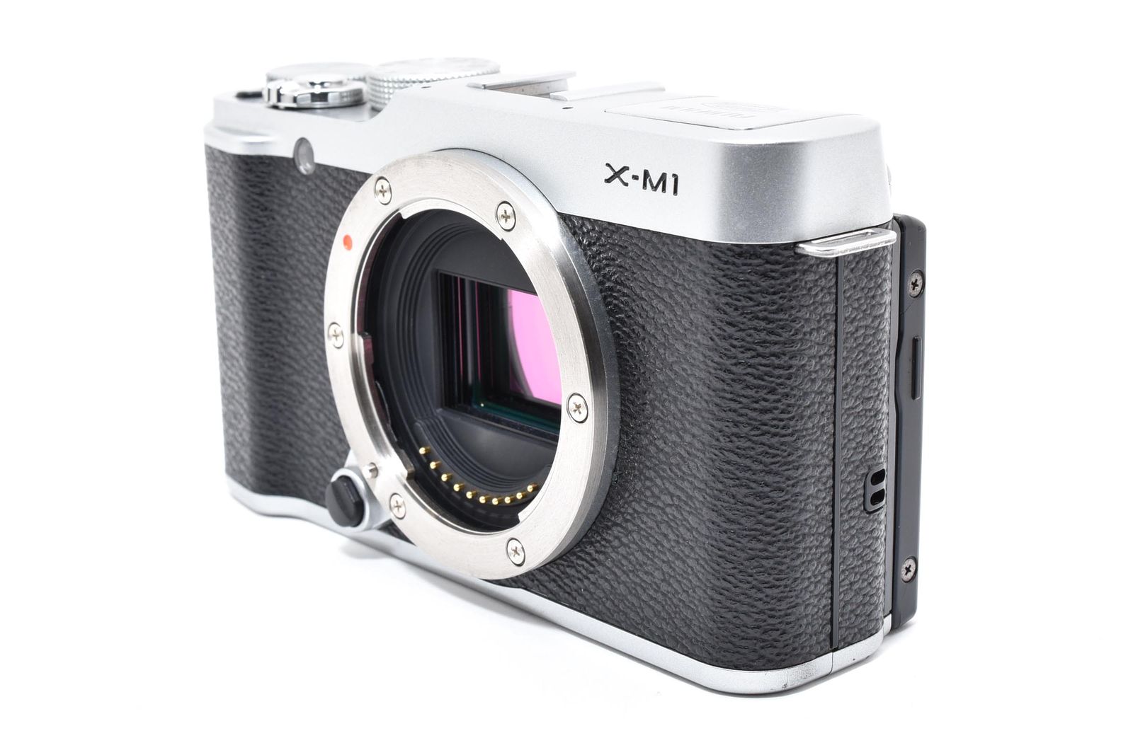 □ 美品 □ フジフィルム FUJIFILM X-M1 ボディ シルバー ≪動作光学