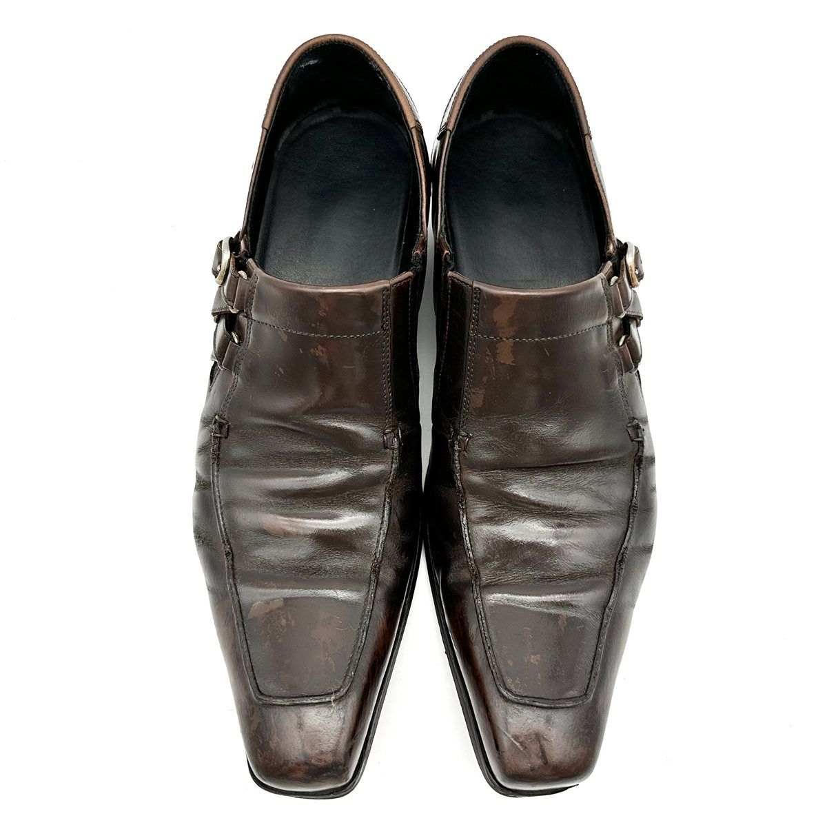 KATHARINE HAMNETT ドレスシューズ 本革 ブラウン 2406T - メルカリ