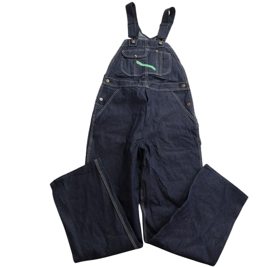 古着卸 まとめ売り デニム オーバーオール 4枚セット (メンズ 32 /34